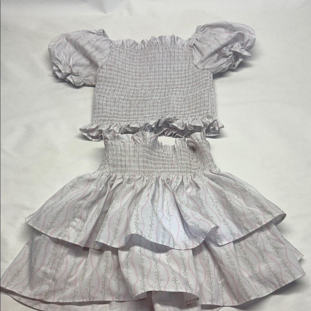 Cecil and Lou floral Smocked Two-Piece Dress